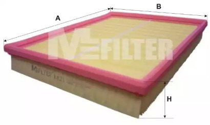 K421 MFILTER Фільтр повітряний Astra G/H 1.2-2.0i 16V